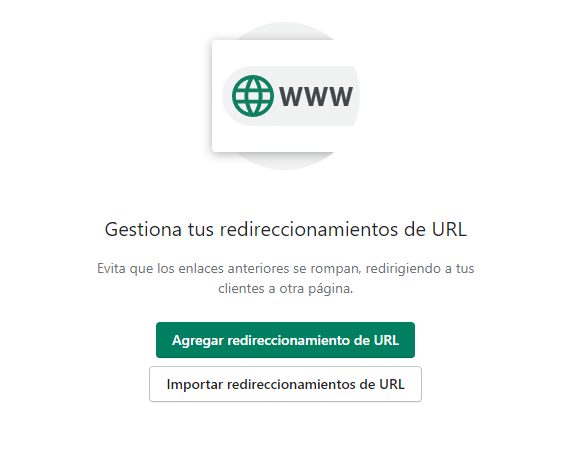 Cómo redirigir enlaces rotos en Shopify